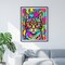 Paint By Number Vibrant Pop Art Hipster Cat Kit for Adults – Stress Relief DIY Acrylic Painting Canvas, Modern Abstract Wall Decor, 16x20 Inch (Cool Cat)